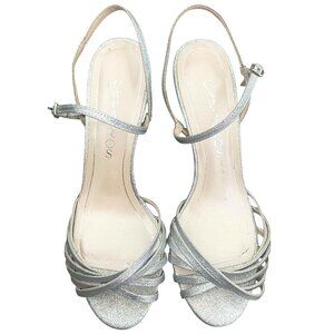 Caparros Silver Strappy Heels